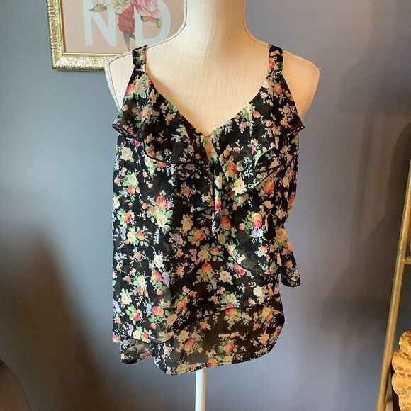 New!❤️ Kut from the Kloth Floral Blouse - Picture 1 of 6